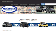 Tablet Screenshot of maingatetaxi.com